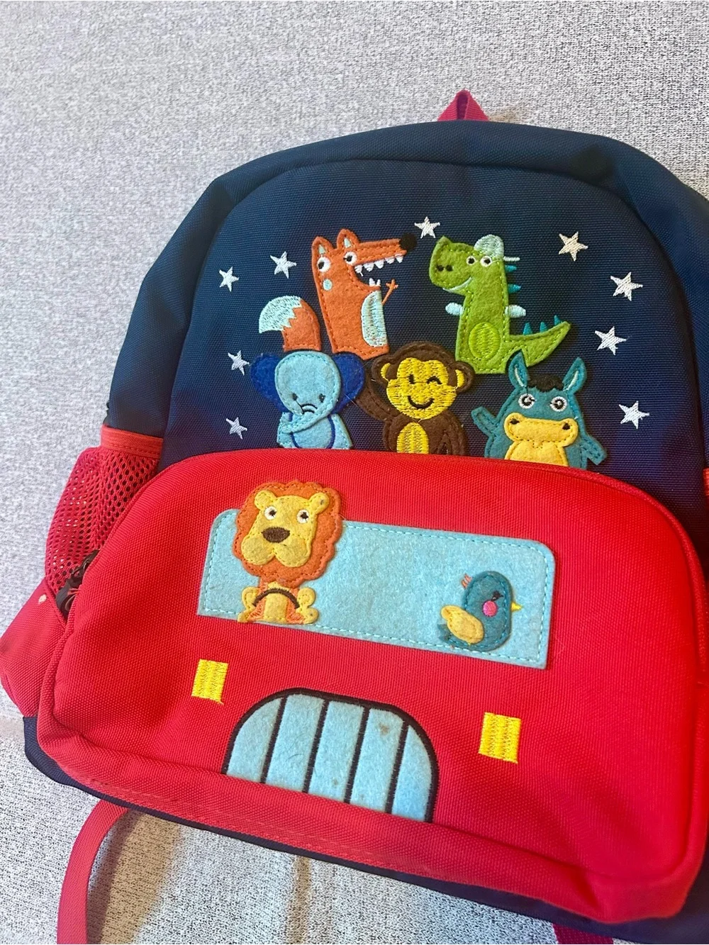 AUSQI Kids Zoo Animal School Bus 3D Toddler Preschool Backpack